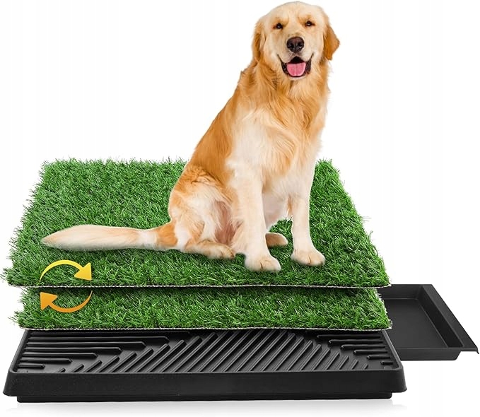 Levně Vylepšená toaleta pro malé psy Hem Pet Puppy s umělou trávou