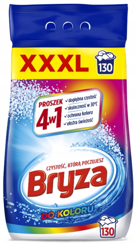 Levně Bryza 4v1 Prášek na praní Barva 8,45 kg 130 praní