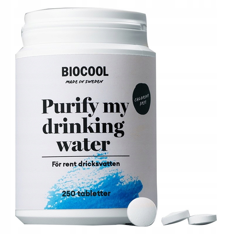 Tabletki Do Uzdatniania Czyszczenia Wody Pitnej Biocool Made In Sweden