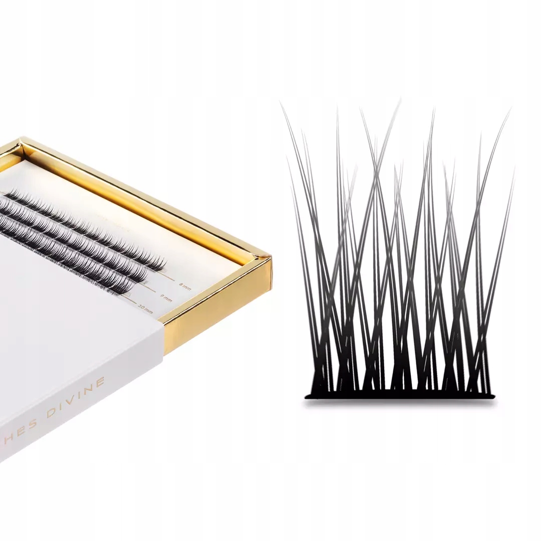 Master Box V-Lashes Divine Zestaw kępek 8-14mm B
