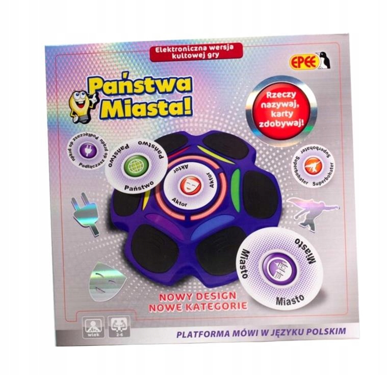 Gra Elektroniczna Epee EP03959 Państwa Miasta
