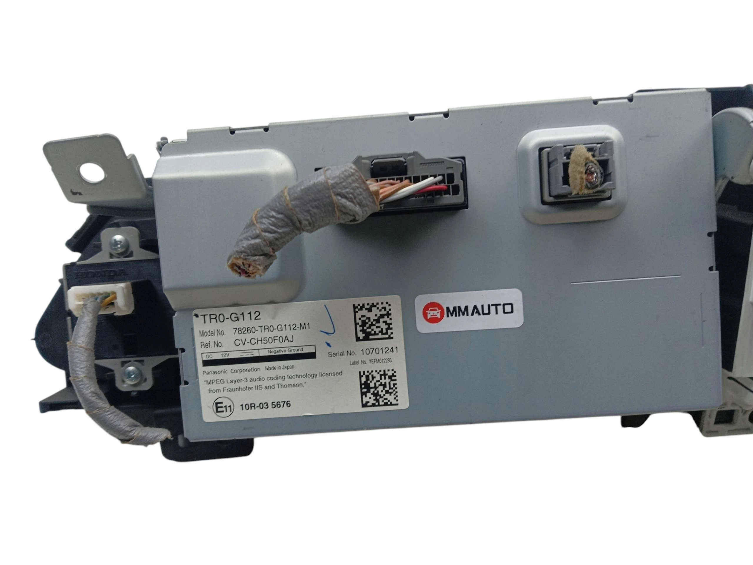 display HONDA CIVIC IX (2011-2013) 78100-TR0-G014