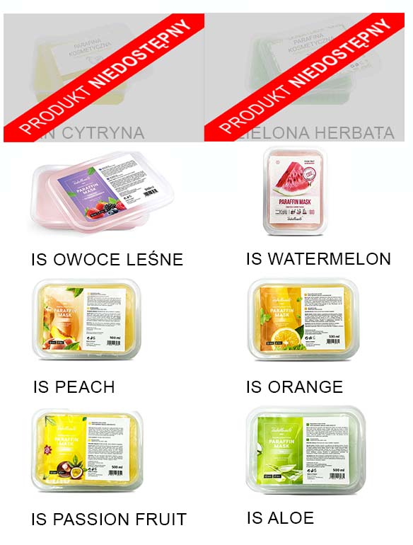 Parafina zapachowa do dłoni i stóp 500ml WYBÓR Pojemność 500 ml