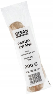 

Bisan Konopie Lniane Czesane Pakuły 200G