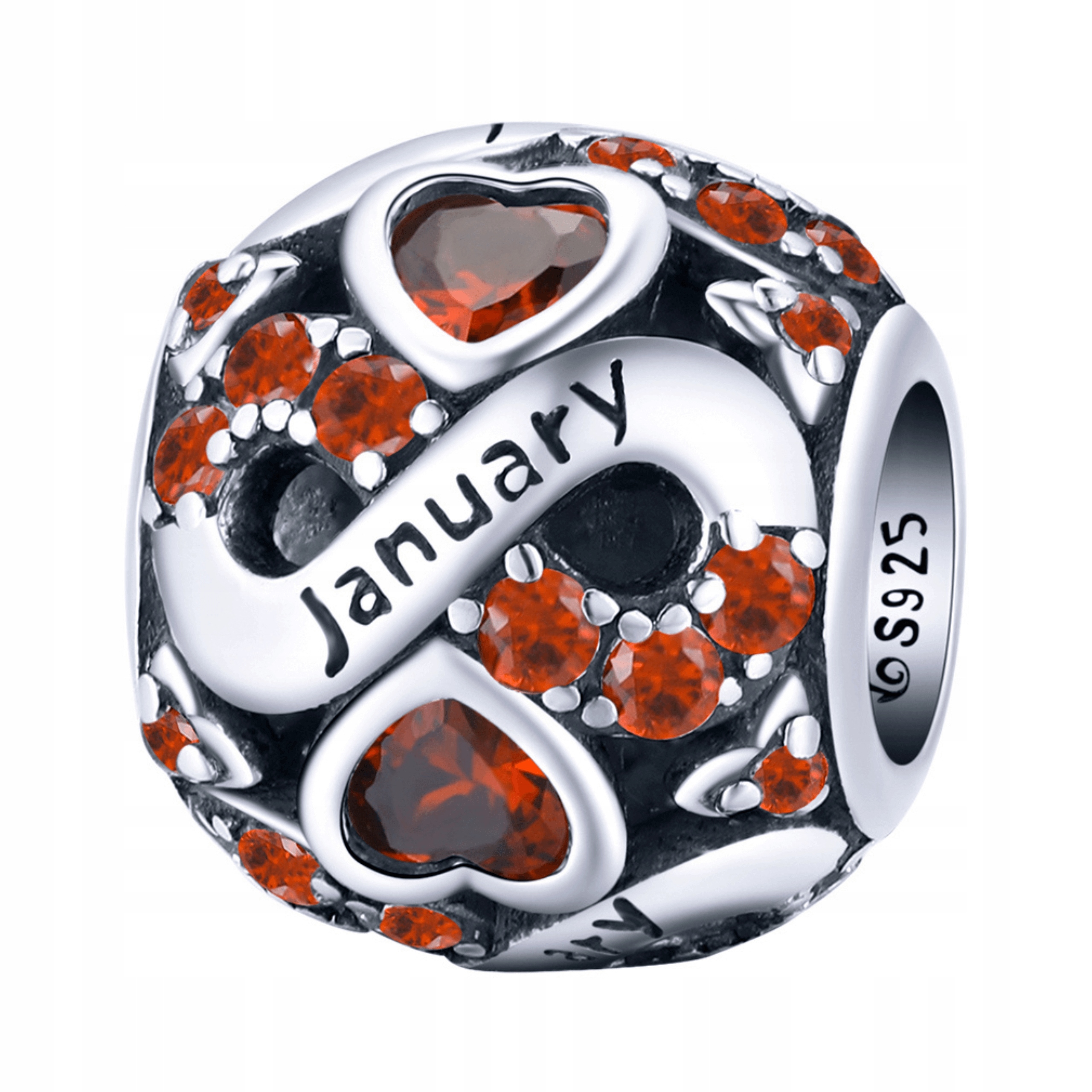 

Charms Miesiąc Styczeń Urodziny Srebro 925