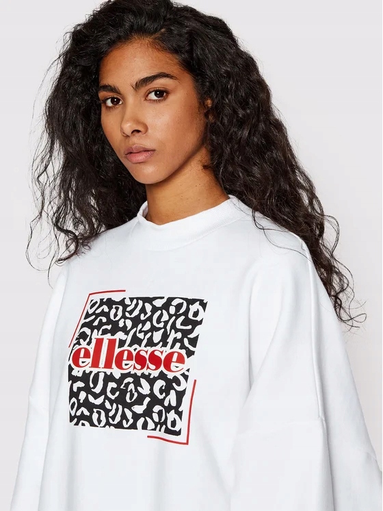 Mikina Ellesse Nerozepínatelná Bez Kapuce Oversize Bílá Xs