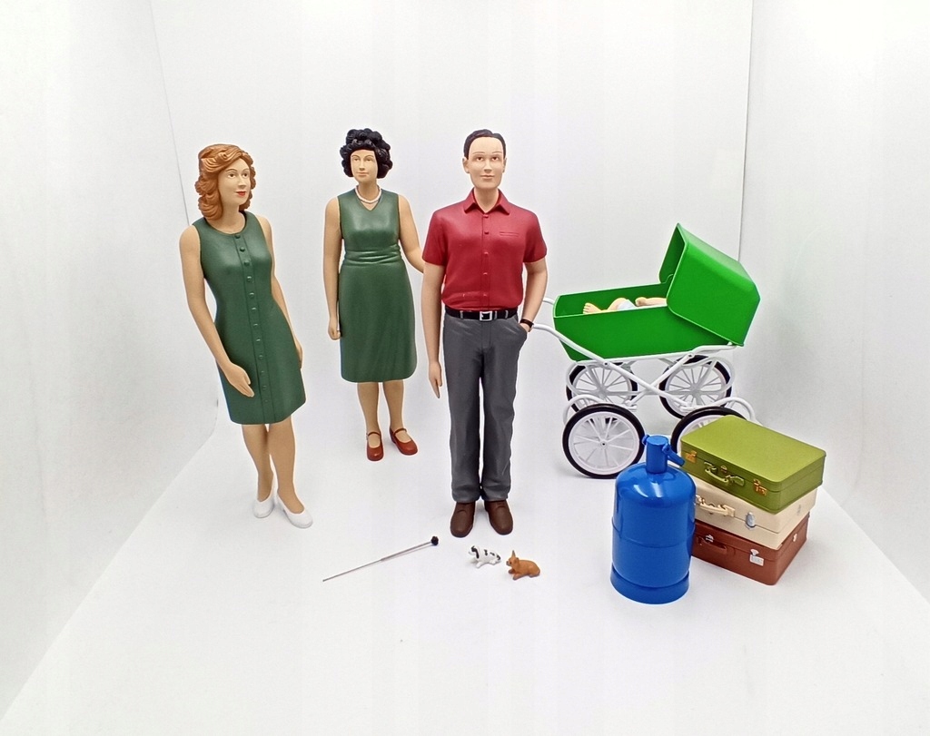 Dacia figurky lidí včetně příslušenství 1:8