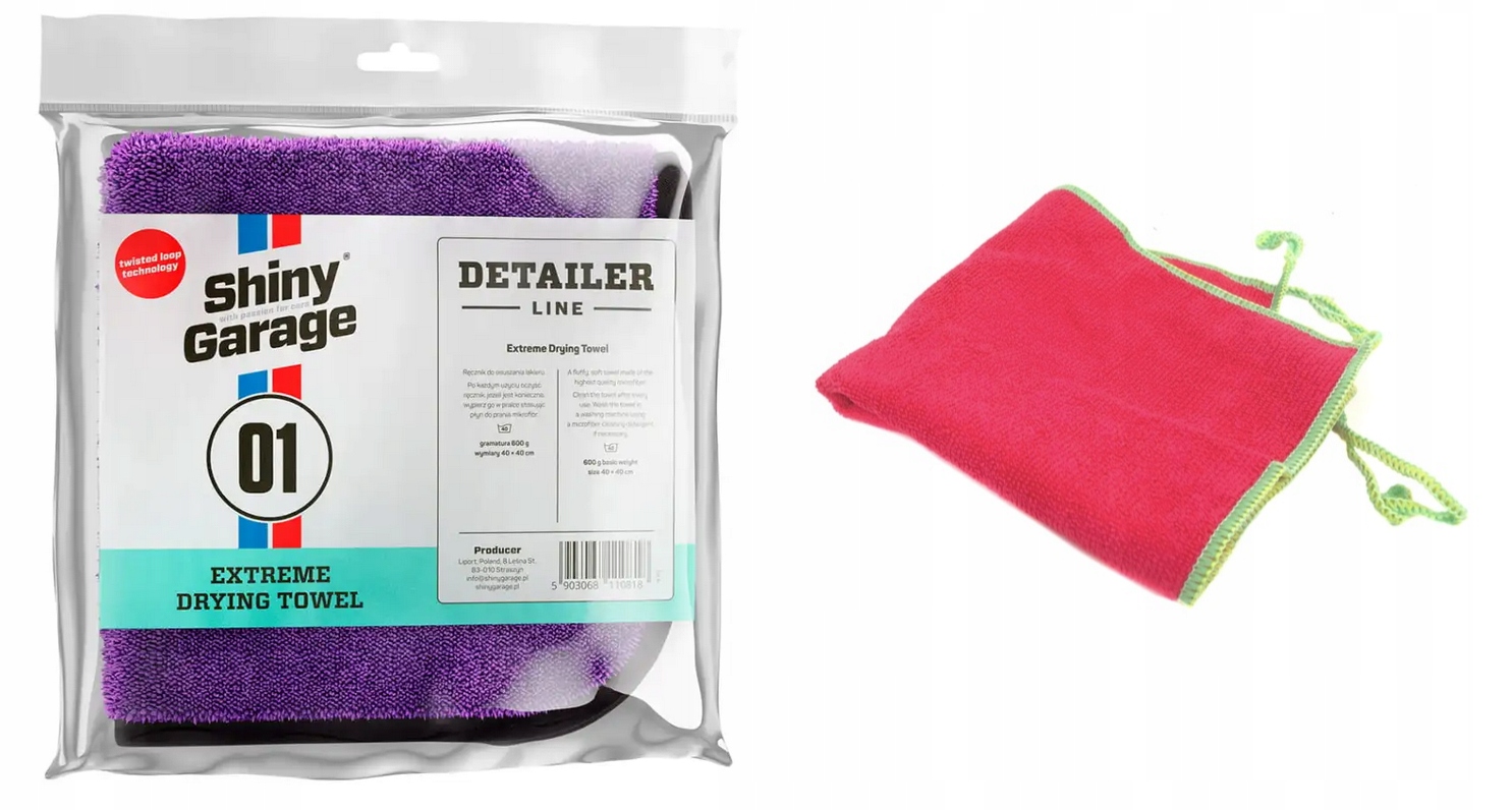

Shiny Garage Extreme Drying Towel 40x40 osuszanie