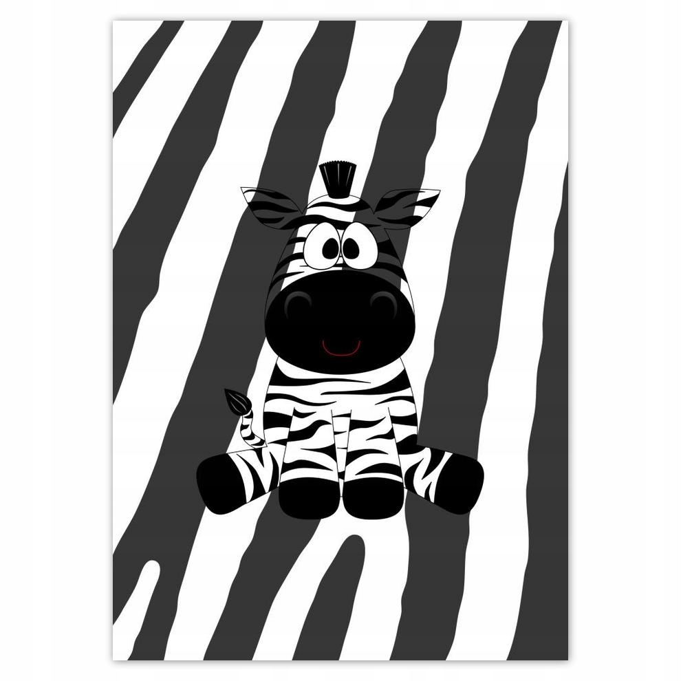 

Plakat 50x70 Zebra Paski