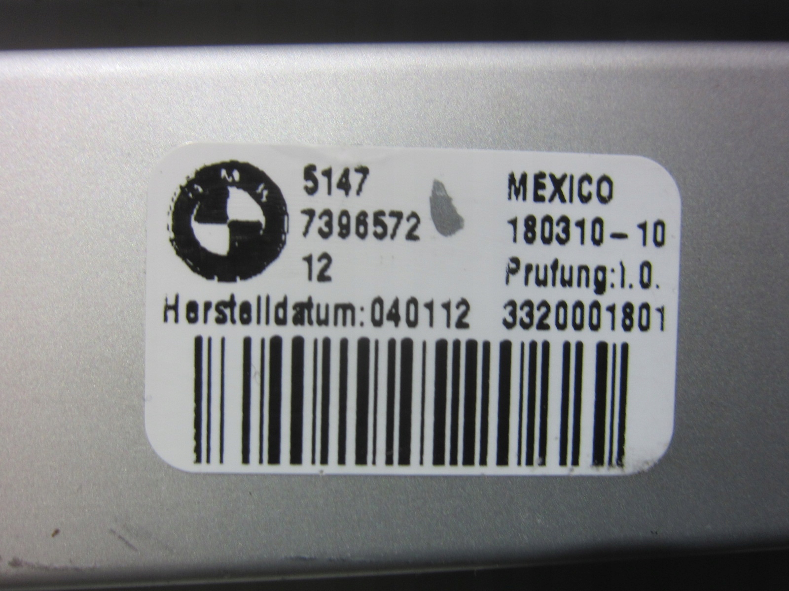 BMW X3 G01 X4 G02 51477396572 rail MOCUJACA boot right left 7396571