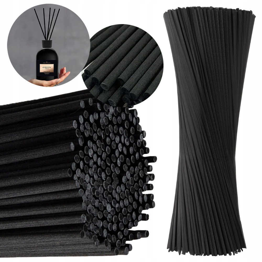 Syntetické Tyčinky Do Vonných Difuzérů Černé 25 cm x 4 mm 1000 ks 1,3 g