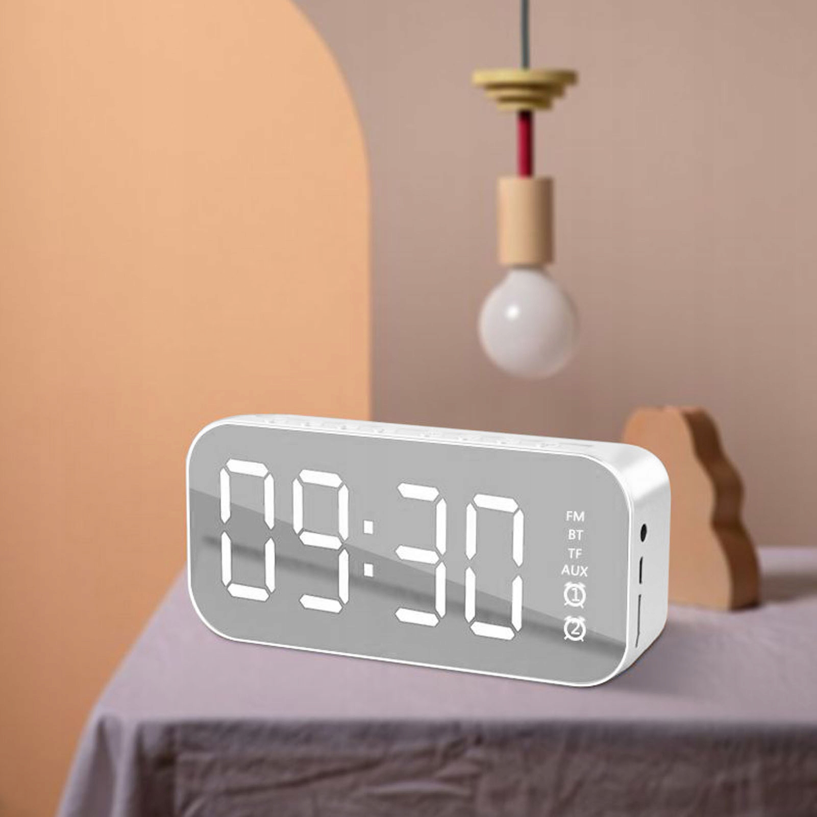 BUDZIK MŁODZIEŻOWY RADIOBUDZIK BLUETOOTH GŁOŚNIK Typ budzik