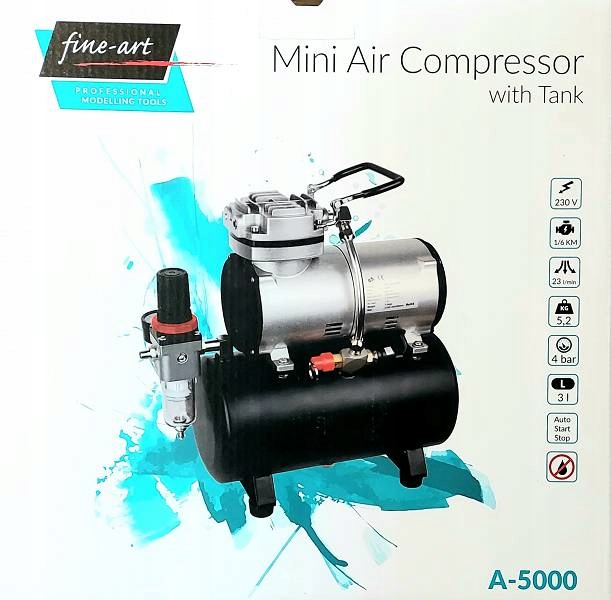 Kompresor pro airbrush s nádrží Fine Art 5000A
