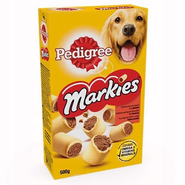 Levně Pedigree Markies Original 12x500 g Křupavé sušenky pro dospělého psa