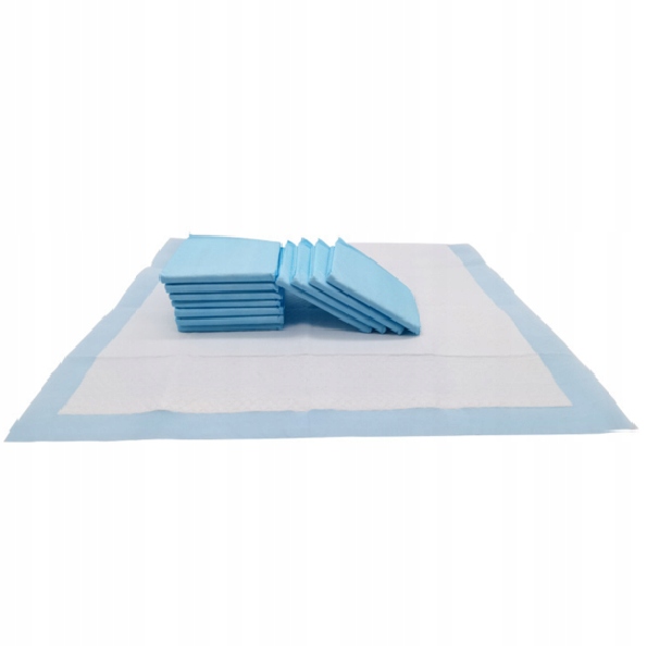 MATY PODKŁADY HIGIENICZNE CHŁONNE DO PRZEWIJANIA MOCNE 40x60 cm 50szt Szerokość produktu 40 cm