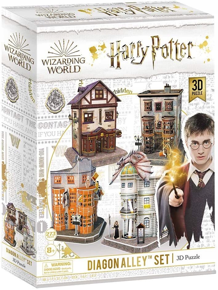 

Harry Potter Puzzle 3D 273EL. zestaw Ulica Pokątna