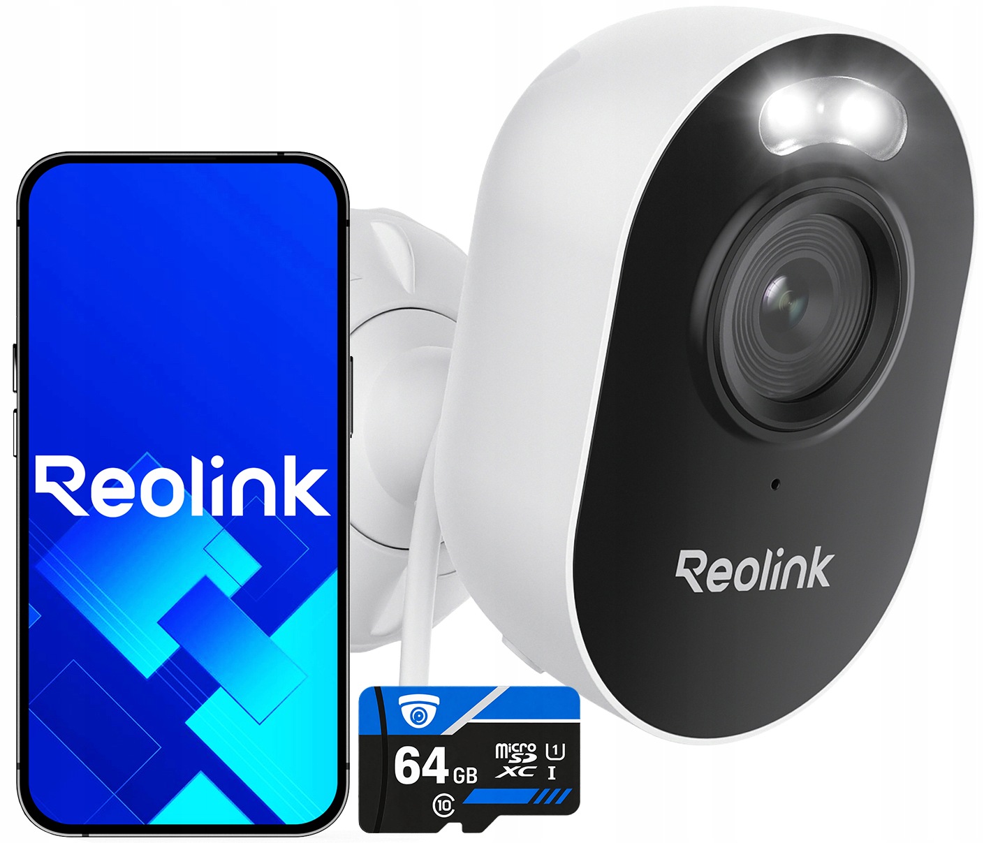 4MPx venkovní Ip kamera Reolink E430 WiFi Mikrofon MicroSD karta 64GB