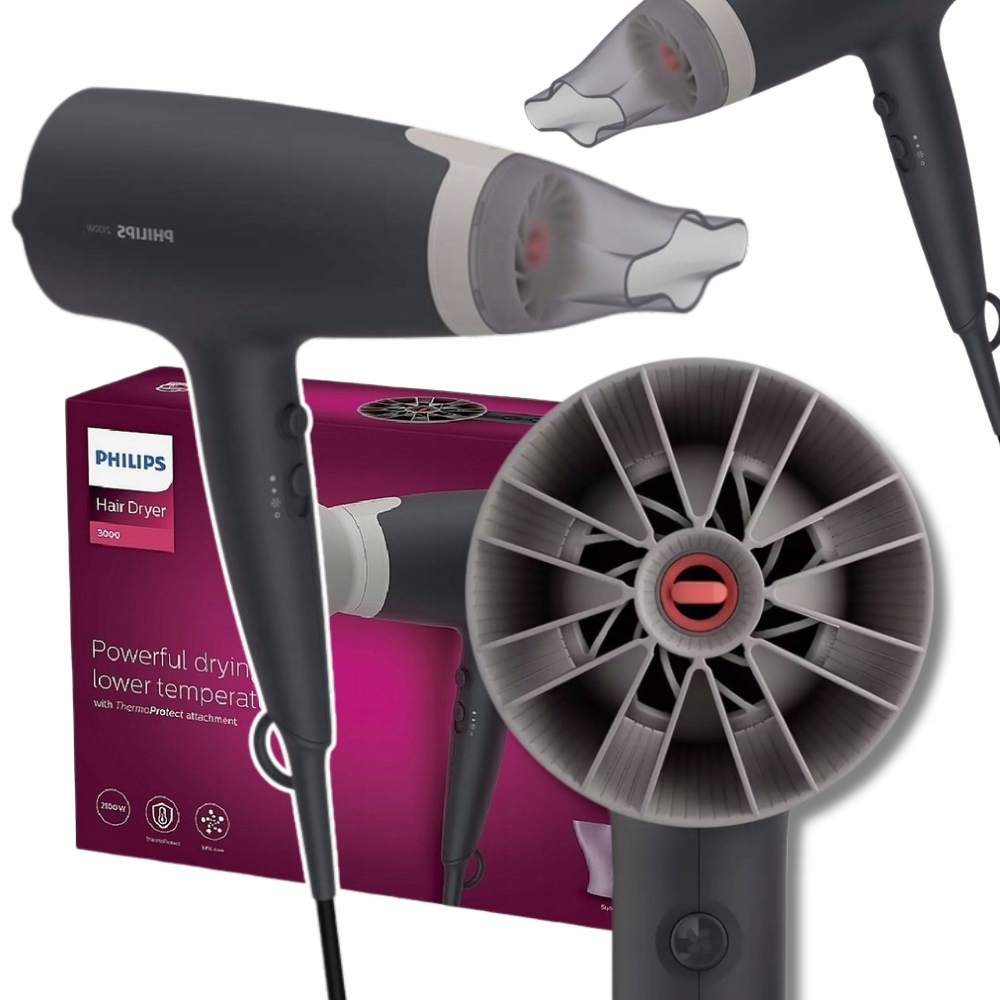 Vynikající Fén Vlasů s ThermoProtect Philips – Dárek K Vánocům