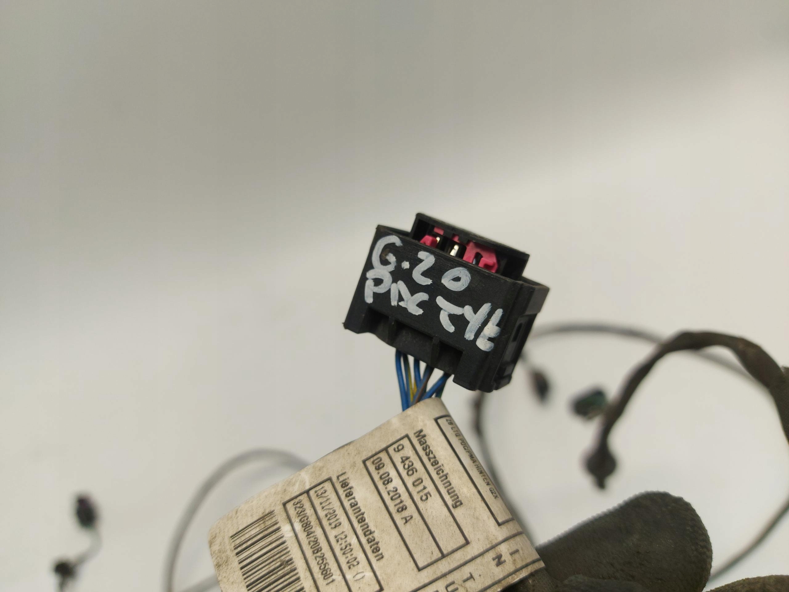 BMW G20 330e wiring bundle CZUJNIKOW PDC 9436017-01