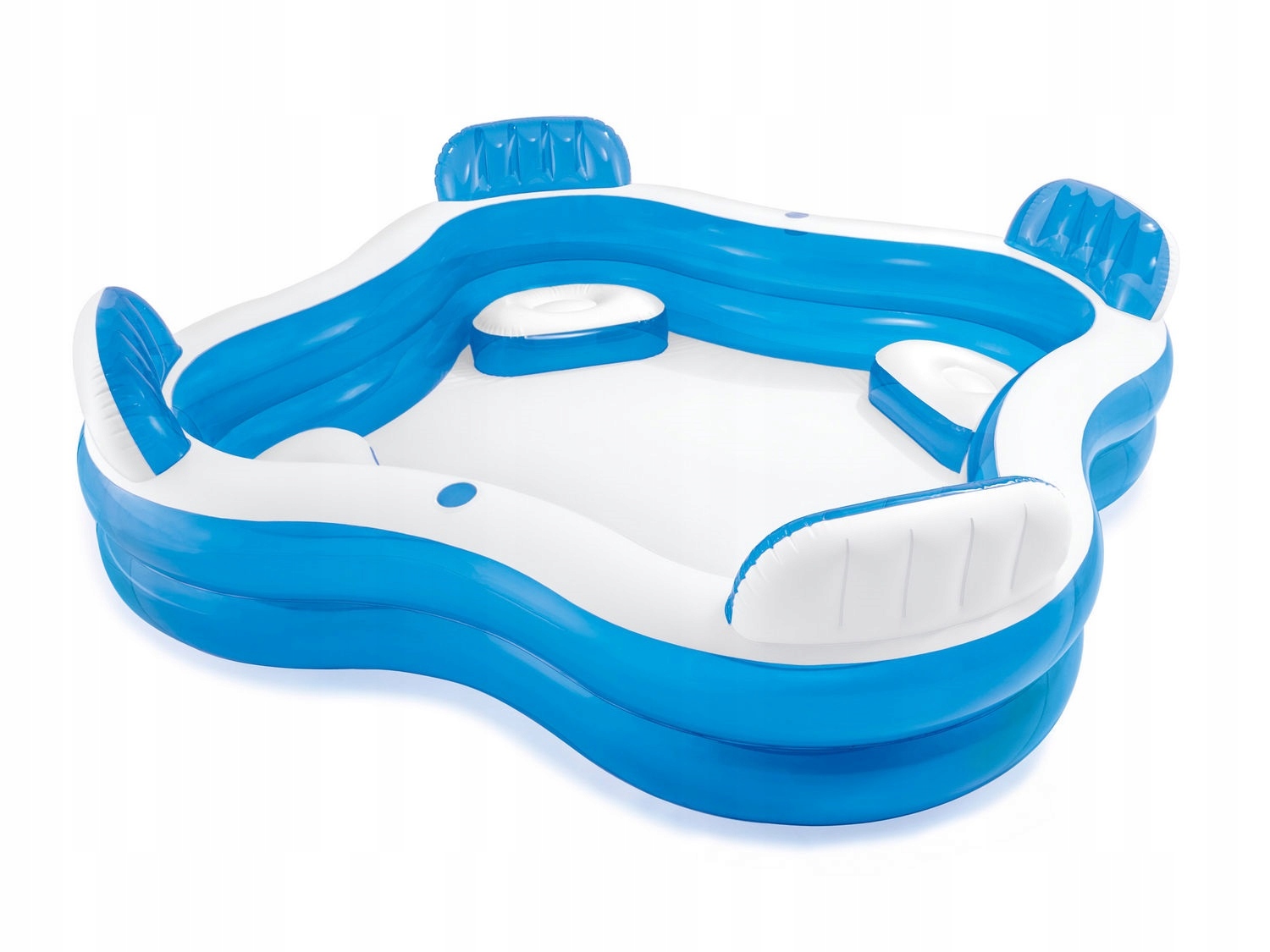 

Basen Ogrodowy Z Siedzeniami 4 osoby Duży dmuchany