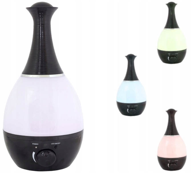 

Ultradźwiękowy nawilżacz powietrza 2.6L 350ml/h