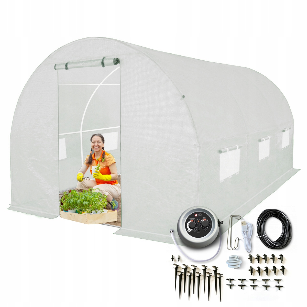 

Tunel Foliowy 2x4,5 Automat Do Nawadniania 10pkt