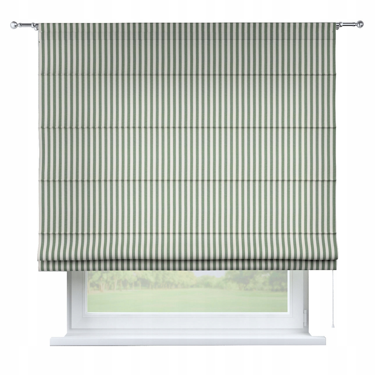 Hotová římská roleta Torino 160x170 cm zelená