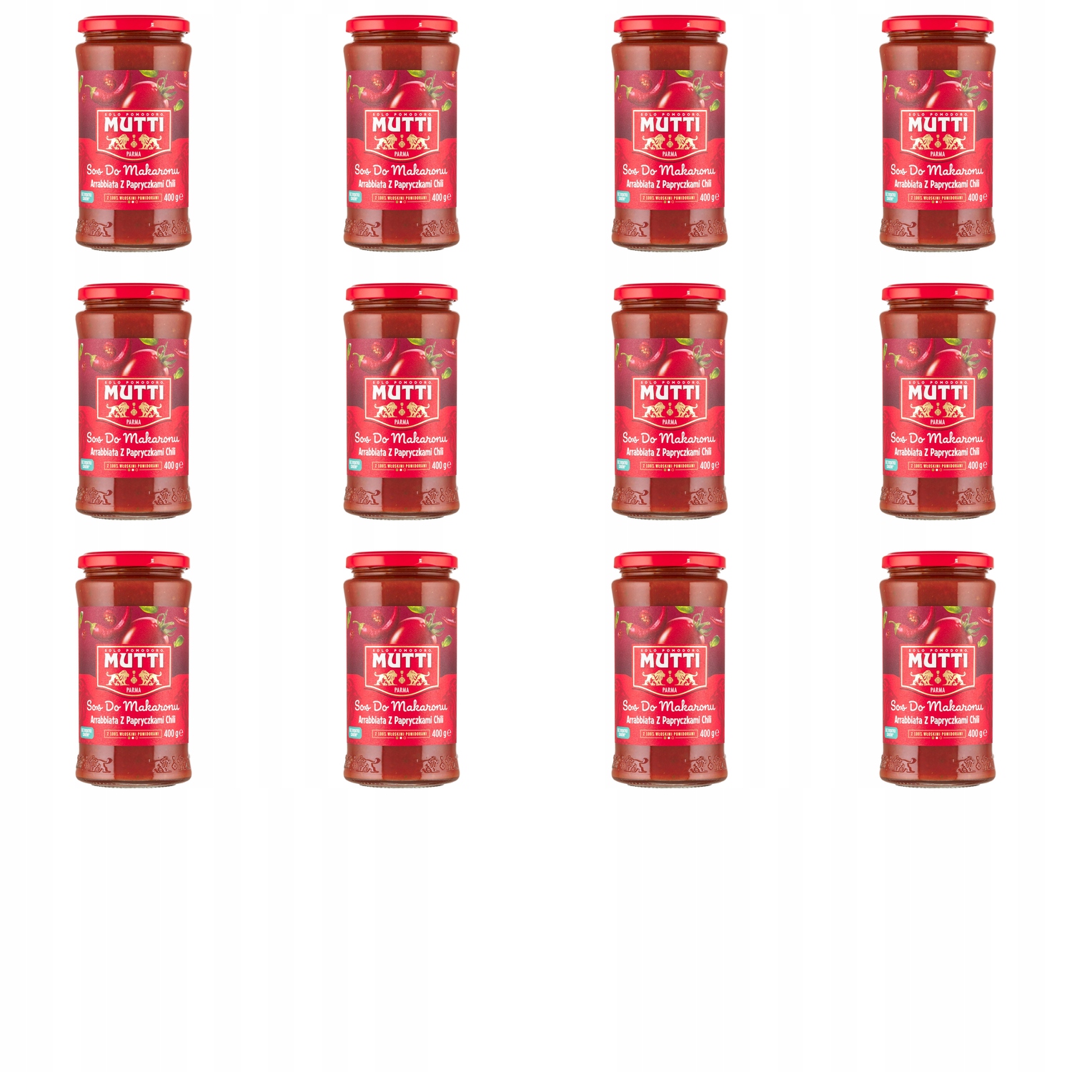12x 400g Mutti sos arrabbiata Karton