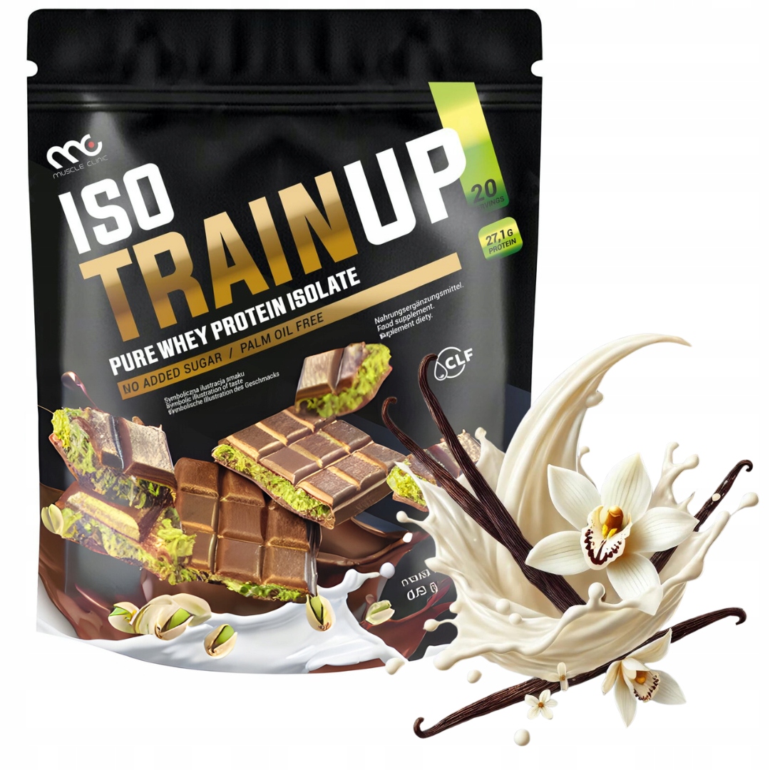 Protein syrovátkový izolát 93% Iso Train Up 600g Wpi Vanilka Isolate