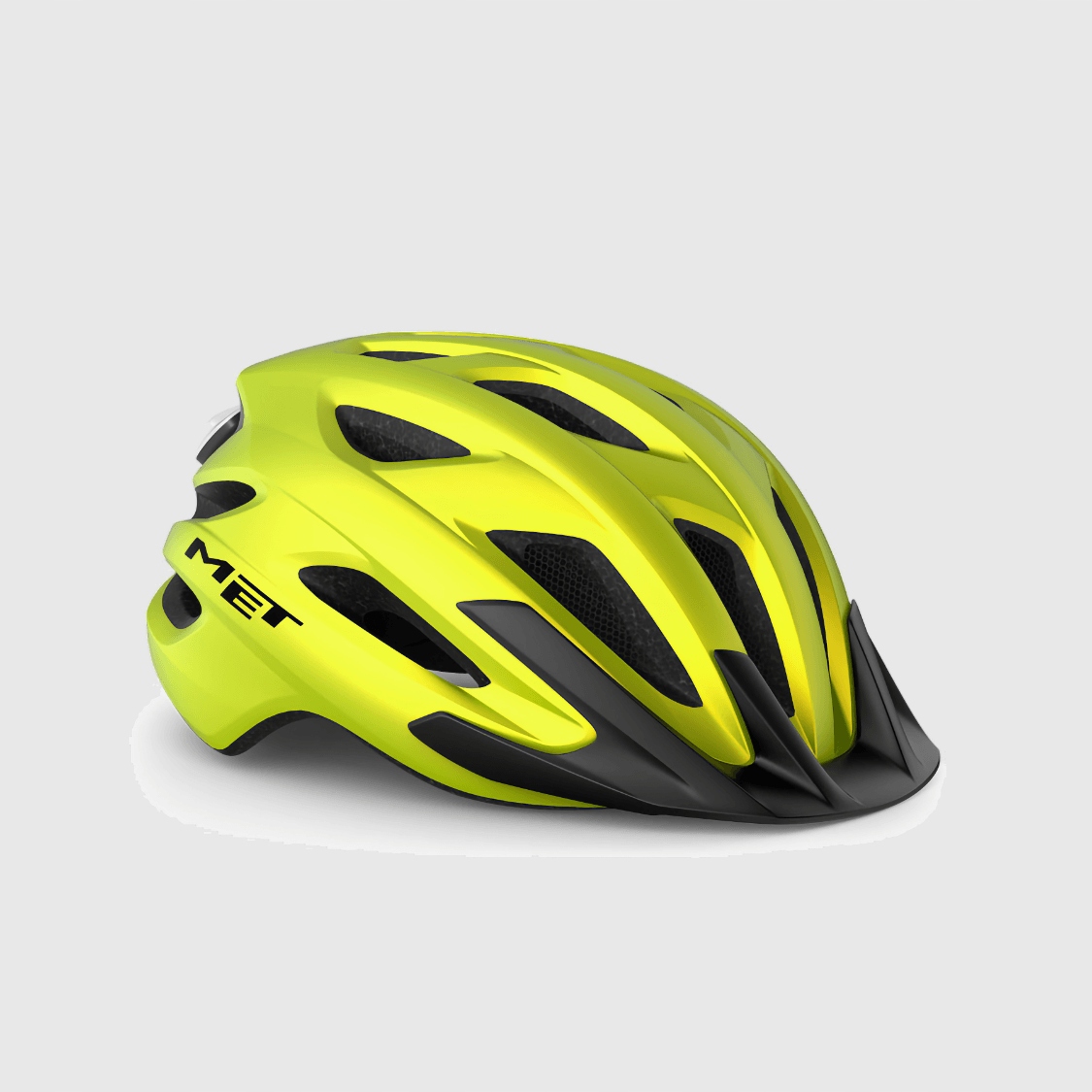 Cyklistická přilba Met Crossover II lime yellow metallic matt Un 52-59 cm