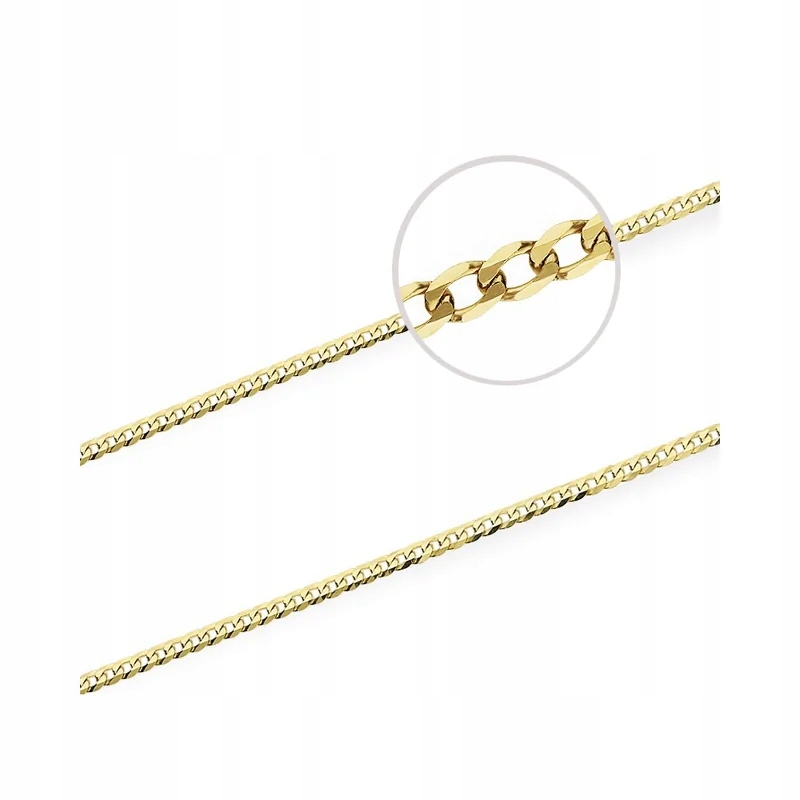 Řetízek zlatý pancíř 585 klasický, trvanlivá vazba 5.79 g pro ni