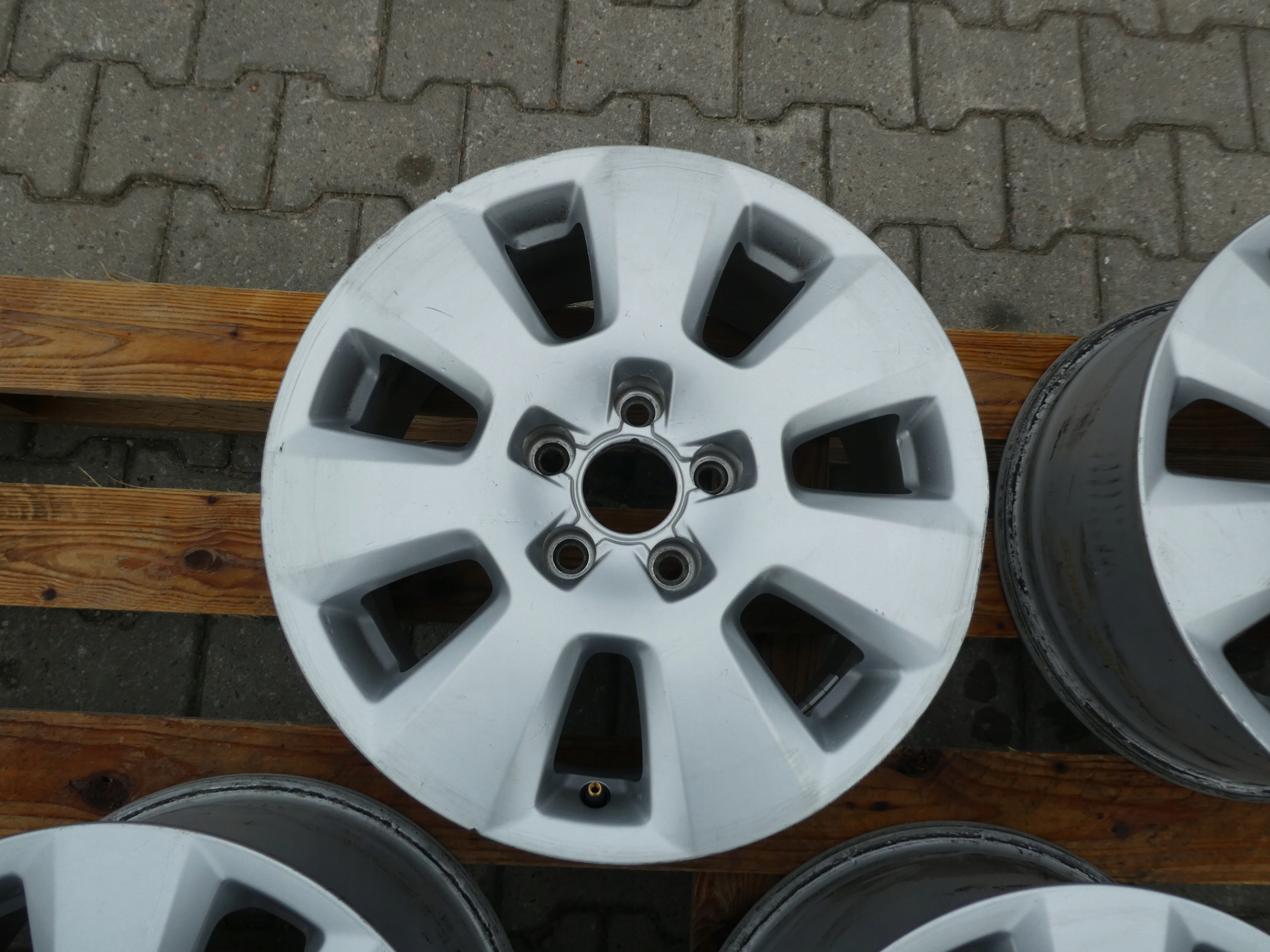 4X discs aluminium disc 4G0601025 AUDI 5X112