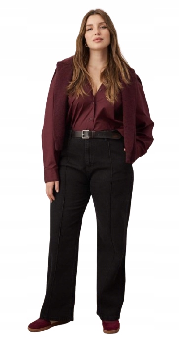 Trendyol Černé Džíny Mom Jeans Vysoký Stav Oděru 50 J9C