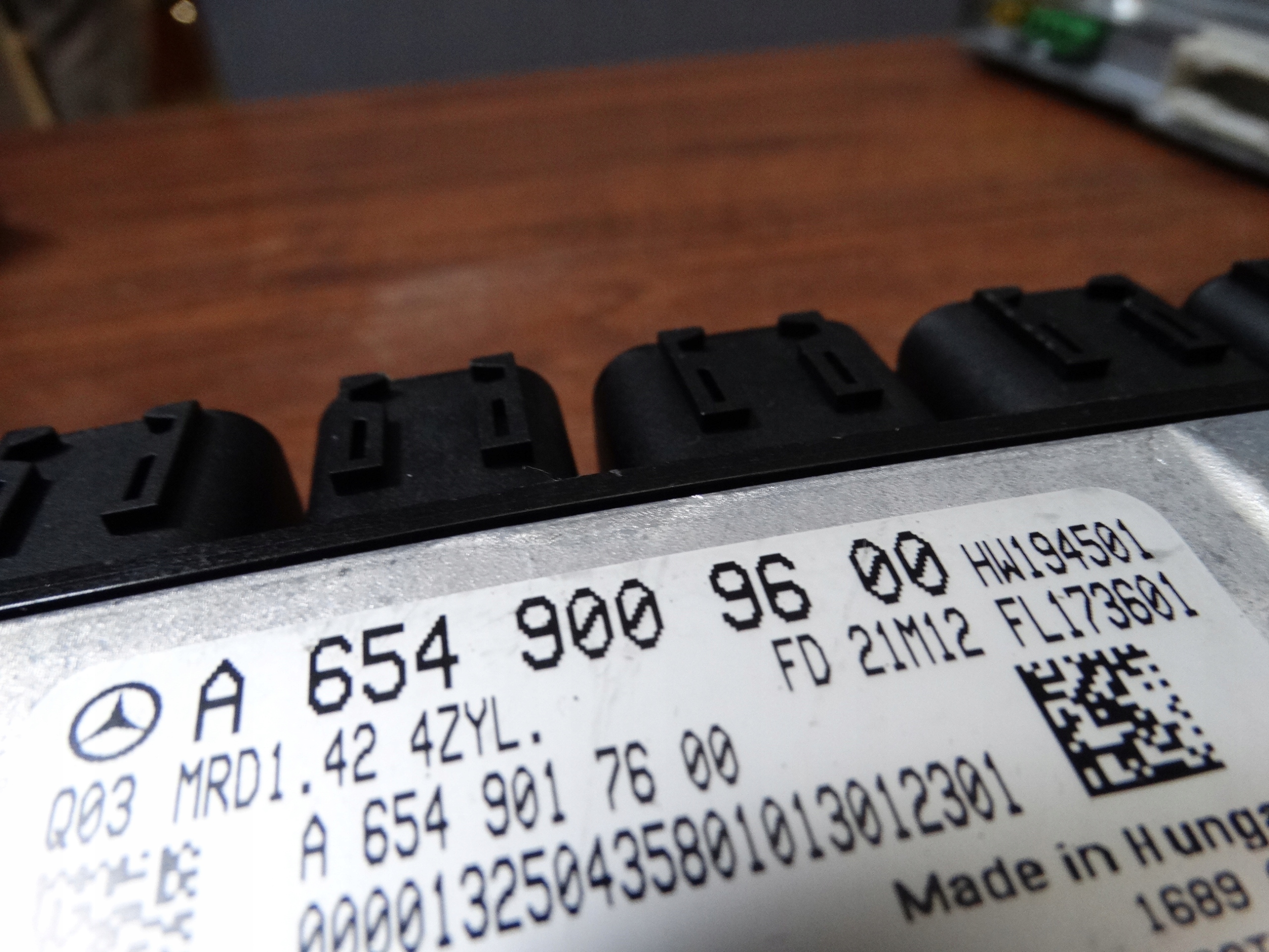 IDEAL control unit of the engine MERCEDES W213 W205 W253 1 9