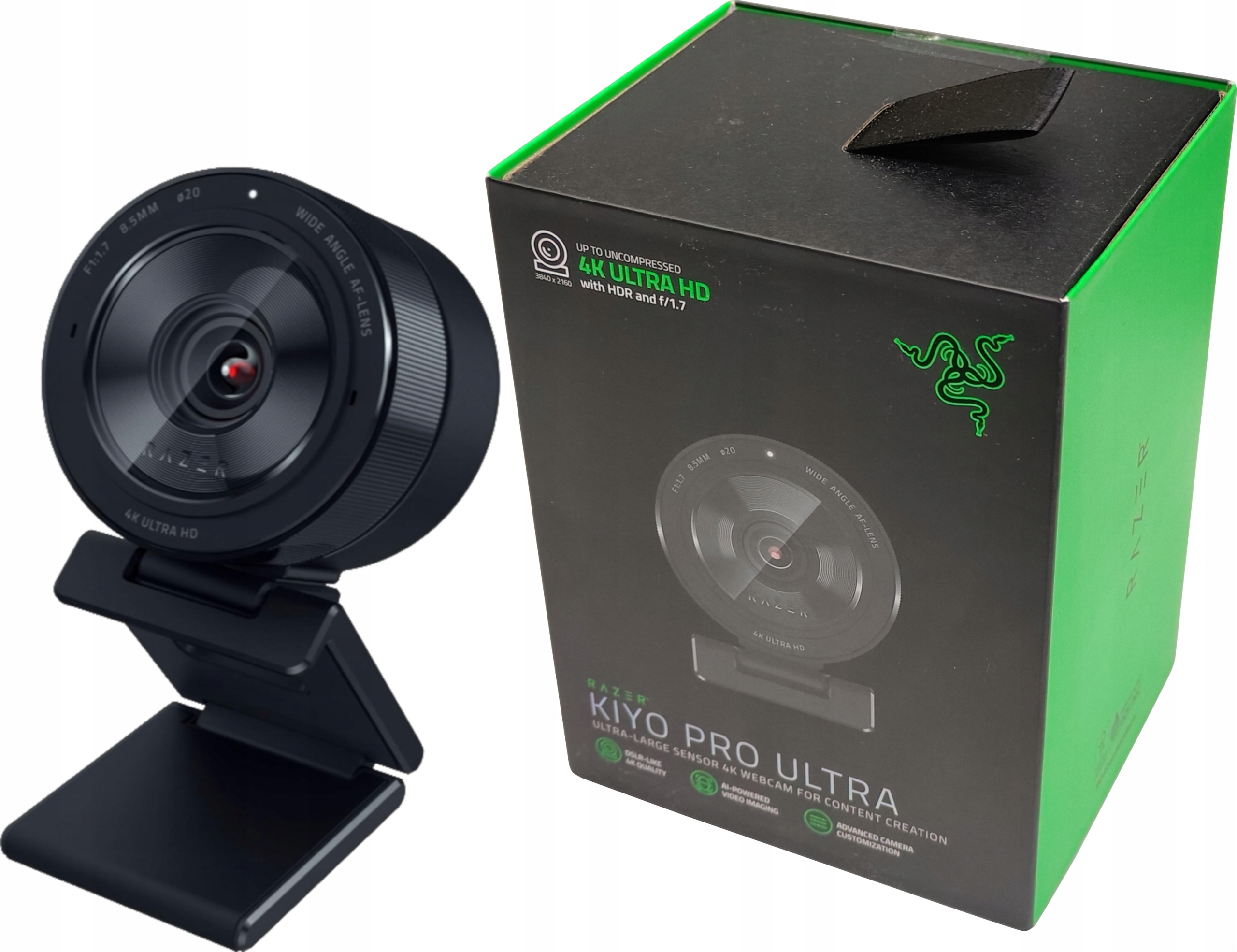 【新品未開封】Razer Kiyo Pro Ultra 4Kウェブカメラ Amazon.co.jp: Razer Kiyo Pro Ultra - ゲーミング カメラ