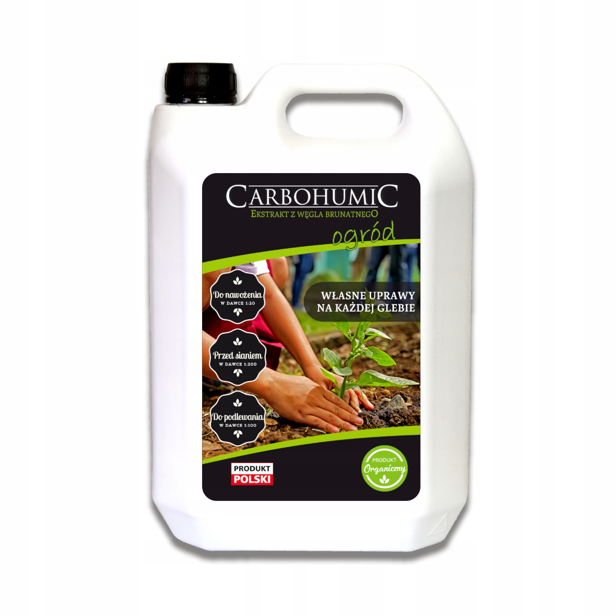

Carbohumic ogród 5L, eko humus z węgla brunatnego