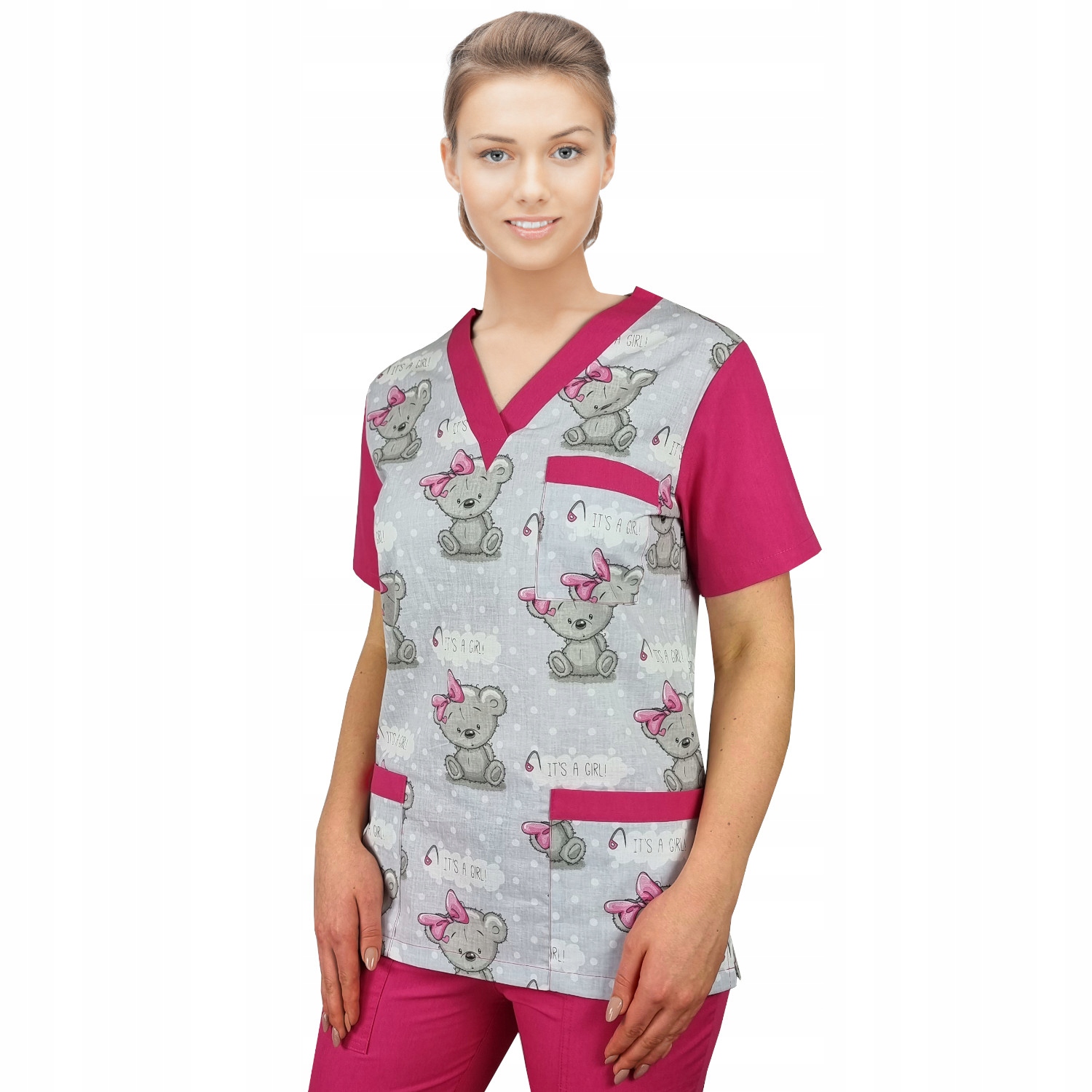 

Bluza medyczna we Clinic Bloom W1 roz. 4XL