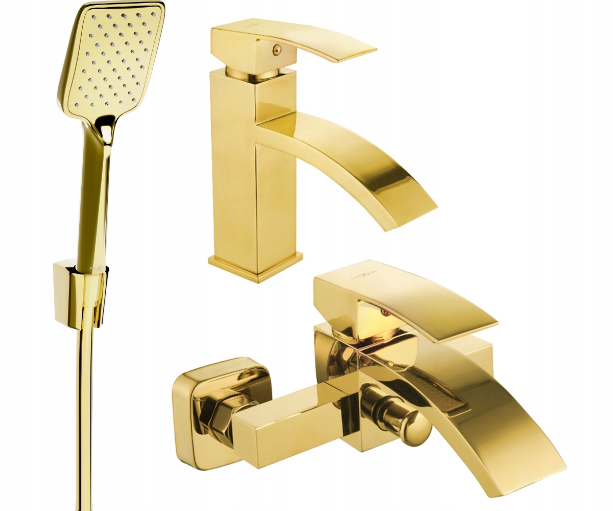 Mexen Libra R62 vaňová súprava so zlatým povrchom elegantný dizajn