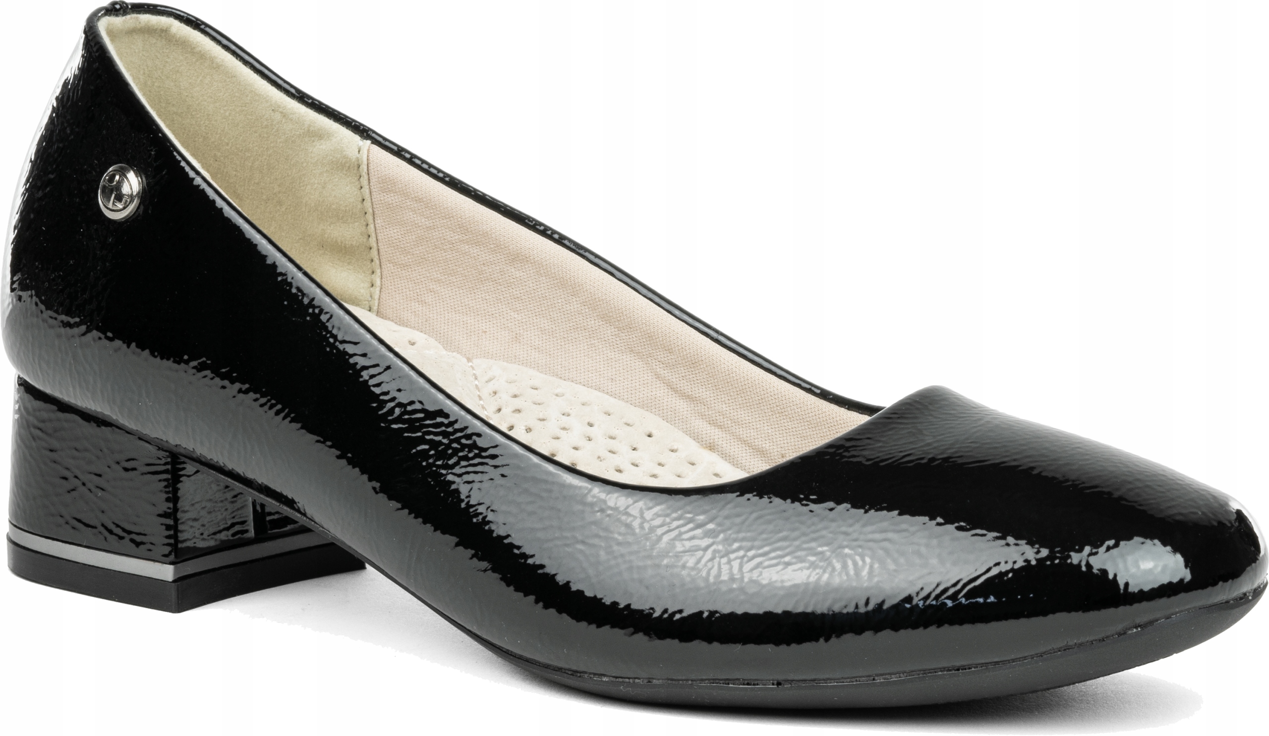 Boty vč. Kůže klasické lakované Širší pohodlné Wojtyłko 38