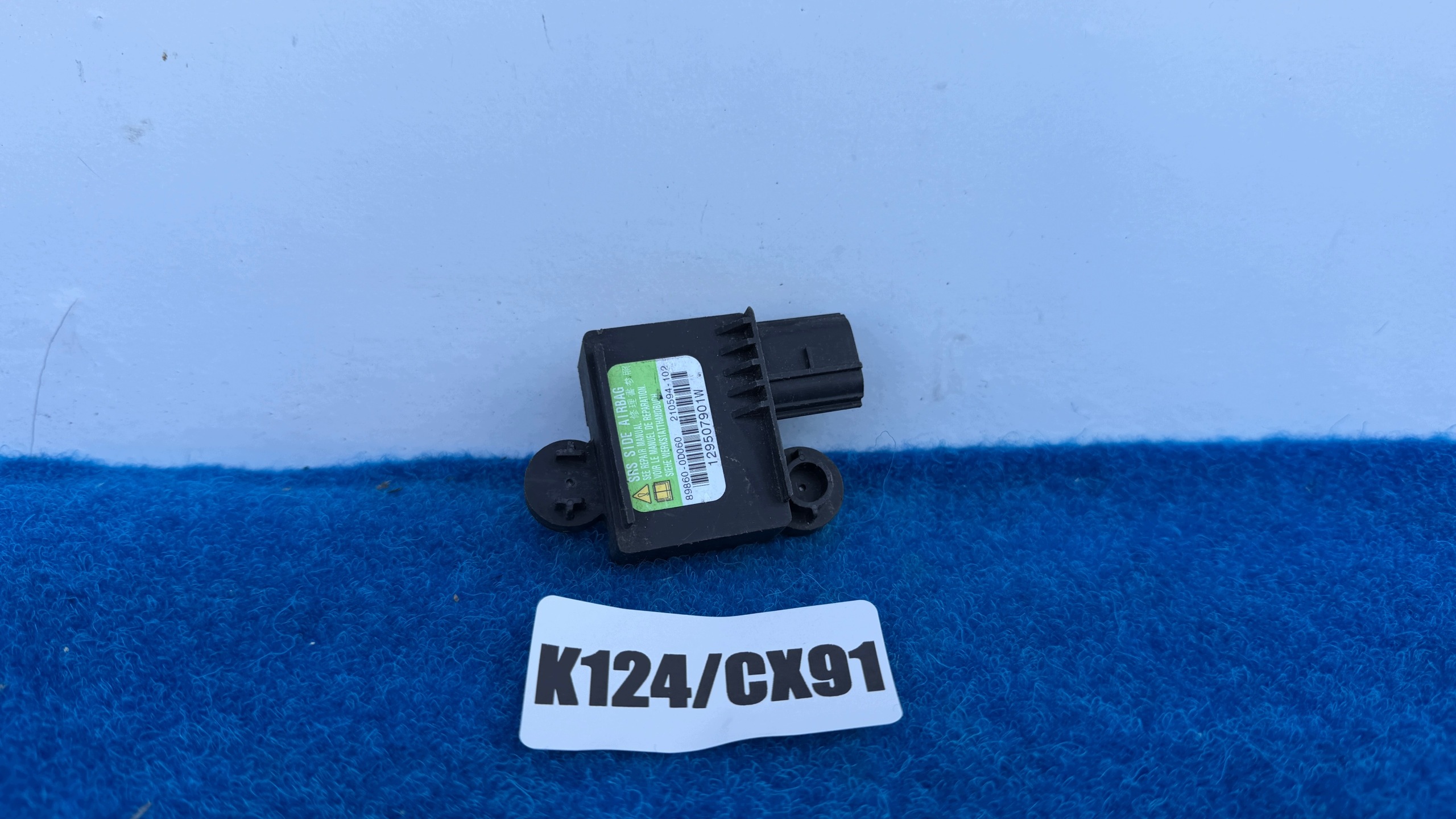TOYOTA YARIS 99-05 ROK Crashsensor Drucksensor SENSOR AIRBAG K124/CX91