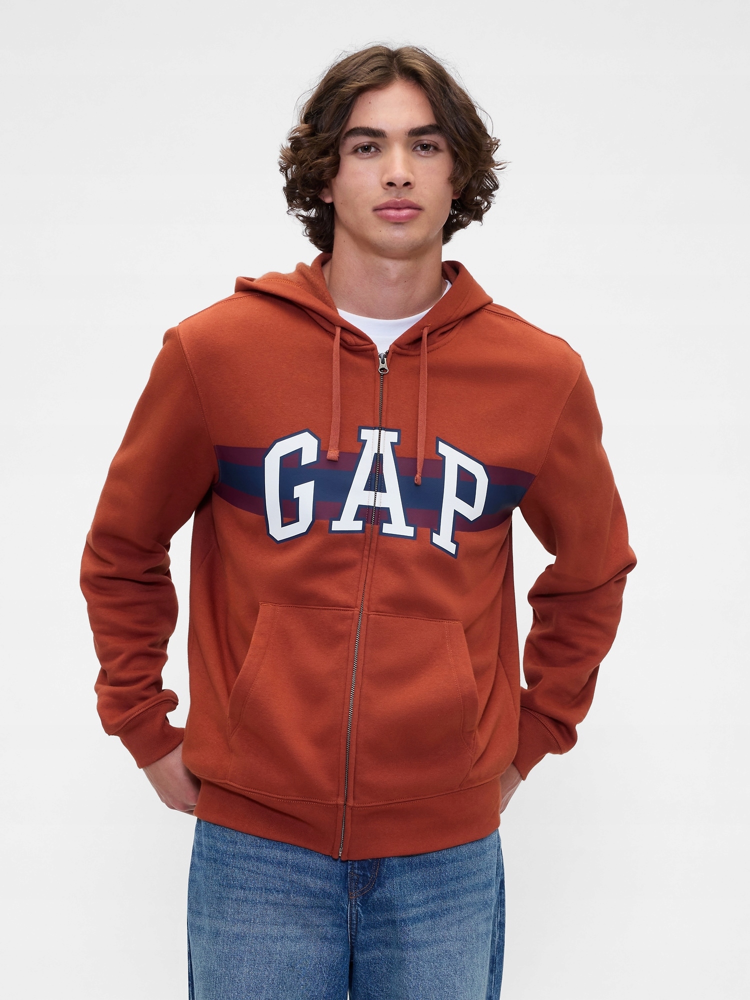 Gap Mikina s logem na zip