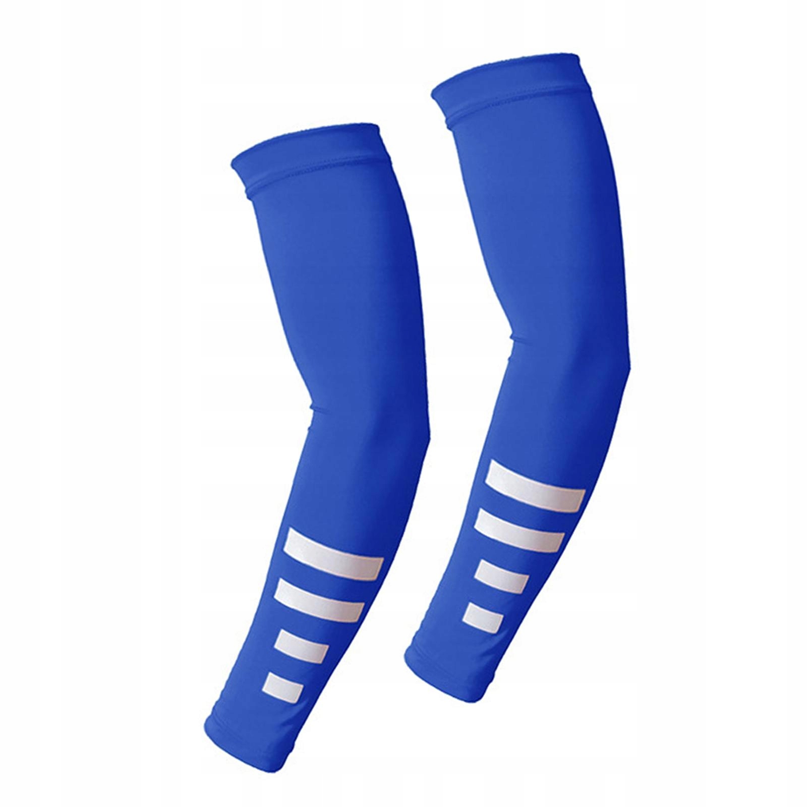 Sports Arm Sleeves Portable Breathable Protecive Gear Arm blue reflective