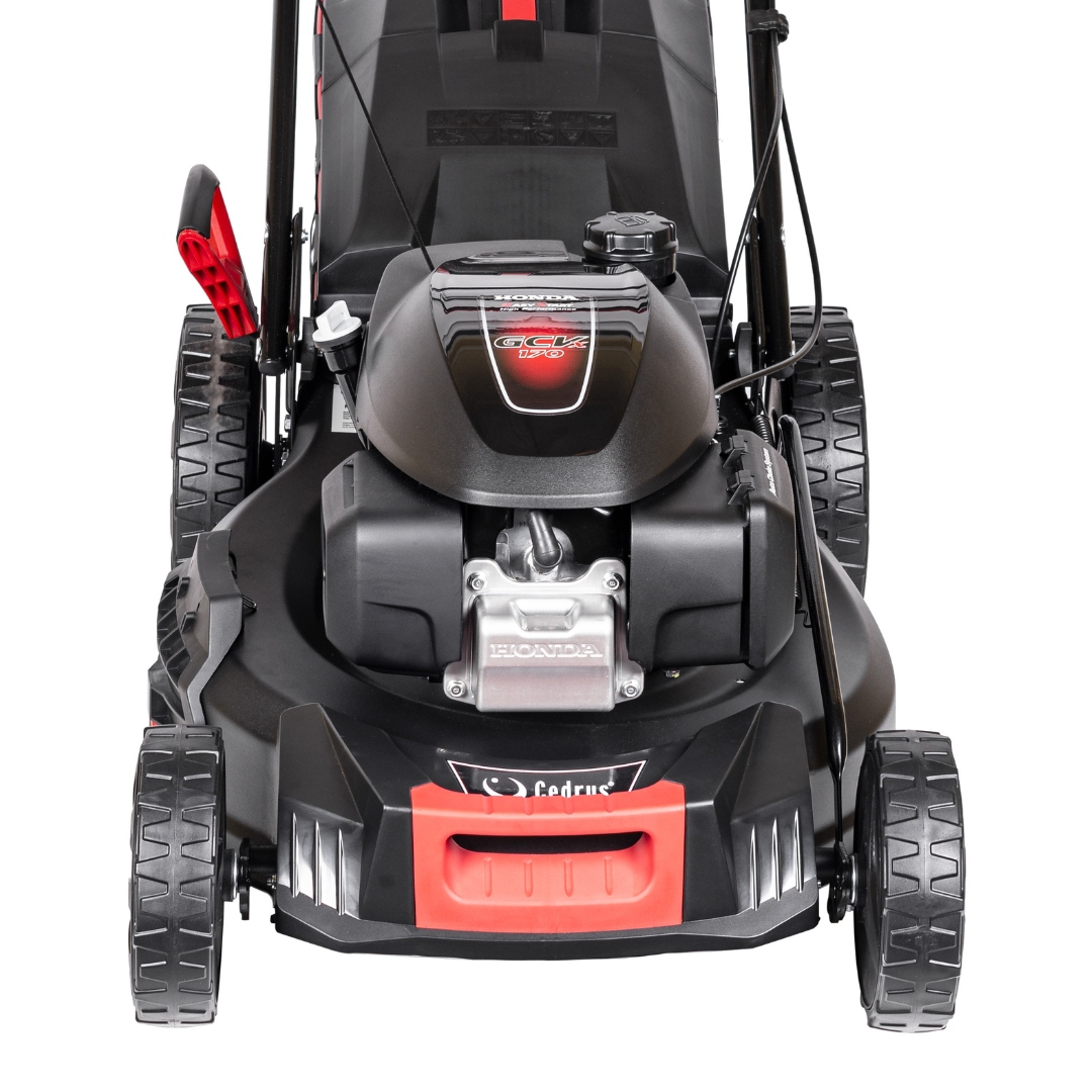 Kosiarka spalinowa HONDA Cedrus 170 cm³ 3w1 z napędem 2x Olej Vegatol Pojemność kosza 65 l