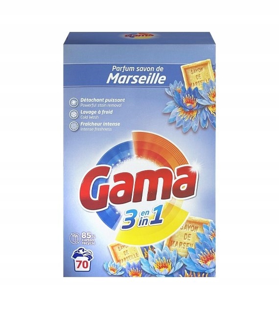 Levně Řada 3v1 Savon de Marseille Powder 70p 3,8kg