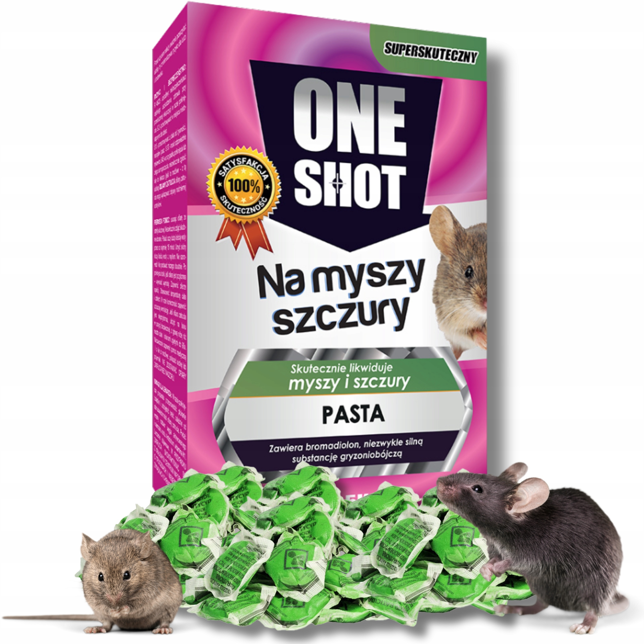 Silna Pasta Trutka Na Szczury Krety Kuny Nornice Gryzonie Wysuszająca 2,5KG