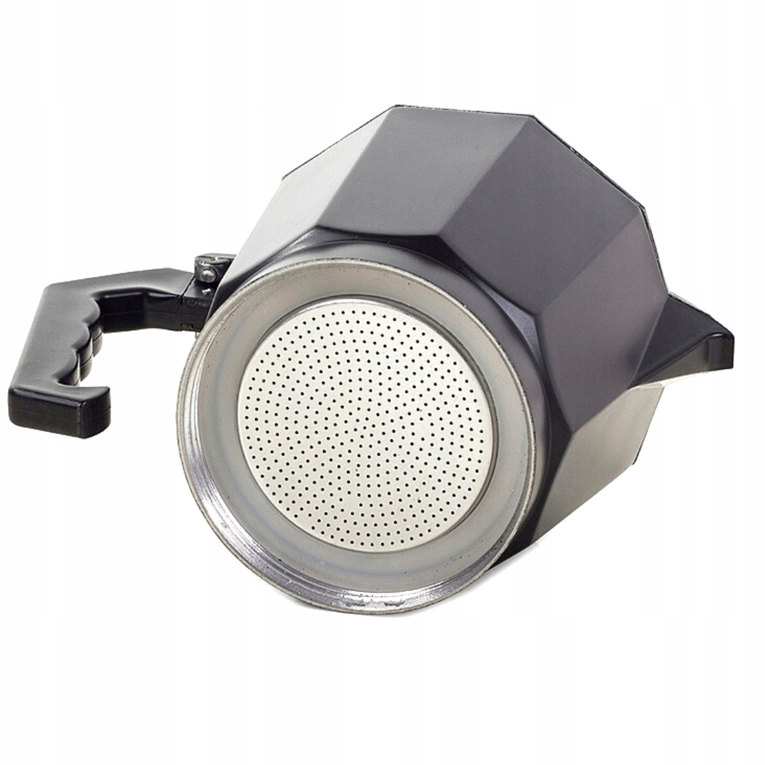 KAWIARKA WŁOSKA ZAPARZACZ DO KAWY CZARNA DUŻA 600ml Na 12 filiżanek Informacje dodatkowe możliwość mycia w zmywarce