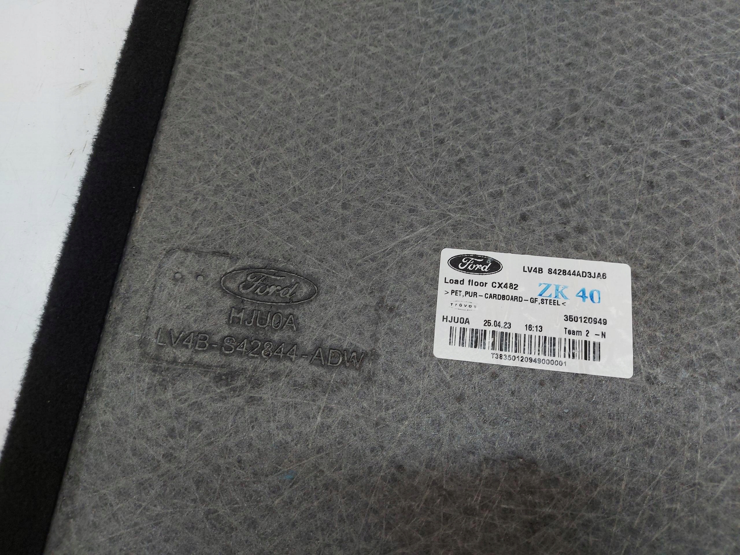 FORD KUGA MK3 floor plato boot LV4B-842844AD