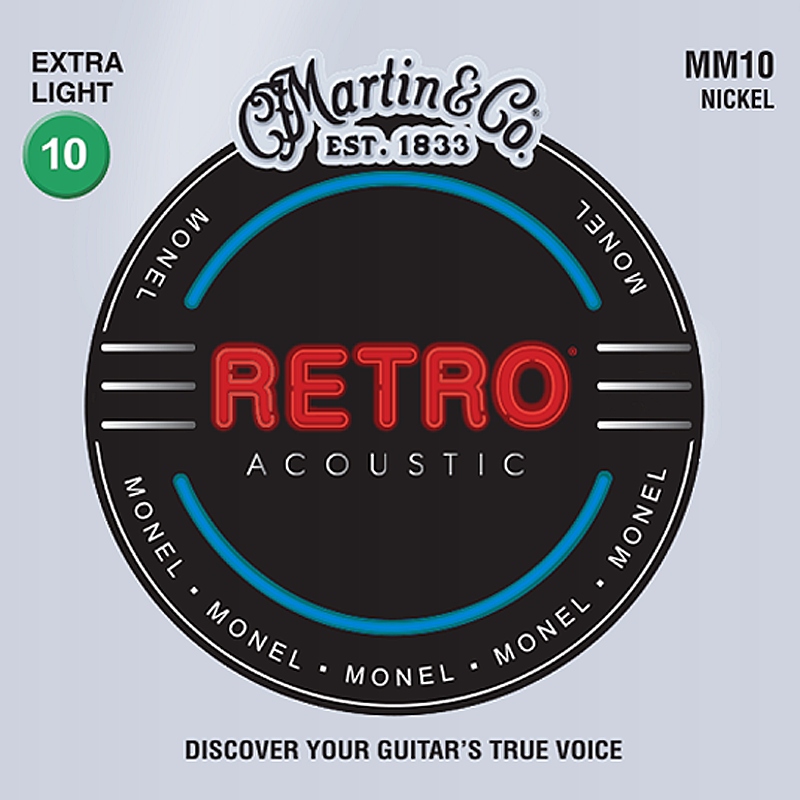 Struny Martin Retro Monel MM10 (10-47)