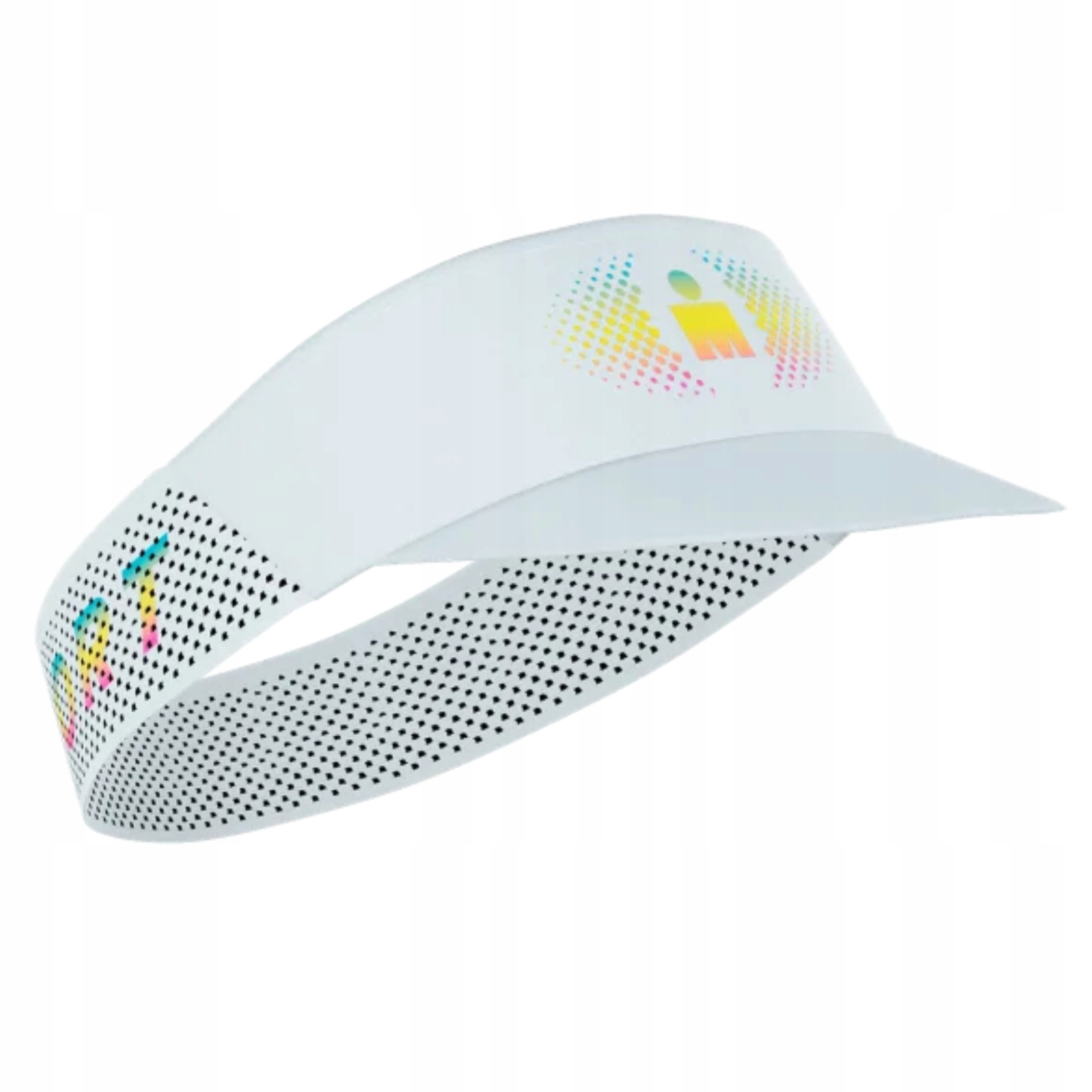 Daszek do Biegania Compressport Pro Racing Visor Ironman Uv Biały Uniseks
