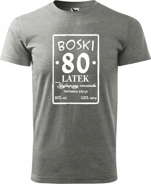 

Boski 80 latek Limited Prezent Koszulka Urodziny